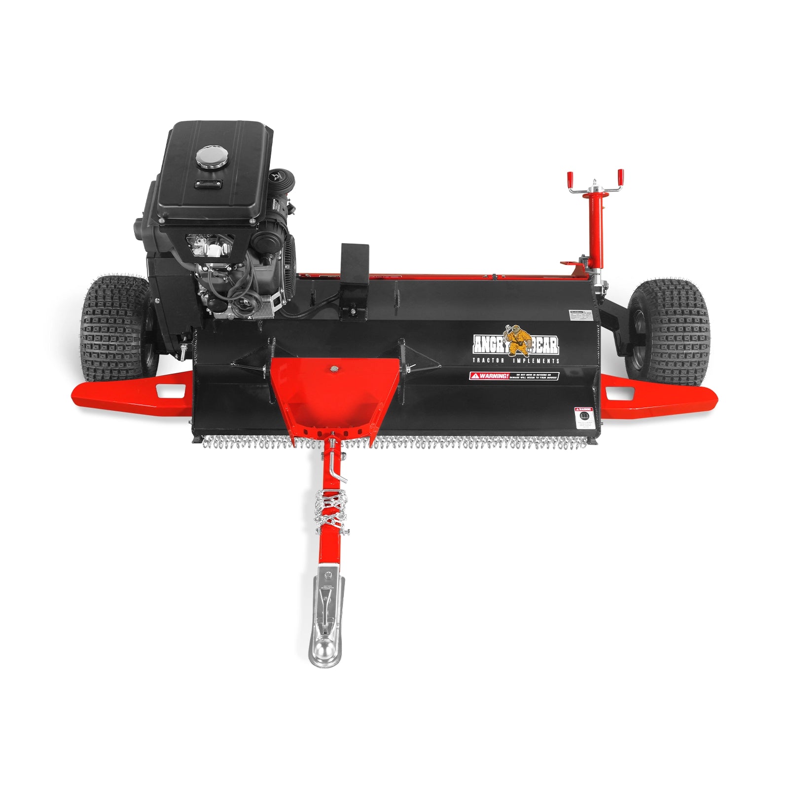 MechMaxx 55" Tow-Behind ATV Offset Flail Mower, 23HP 679cc E-start Gas Engine Powered; Adjustable Mowing Height, ATV140