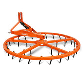 72″ Arena Spin Harrow Groomer with 35 Tines Cat.1 3 Point Hitch Grooming Attachment, AHG72