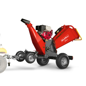 6 inch HONDA Gasoline Engine Powered 4 - Wheel Drum Wood Chipper with Taillight , B150