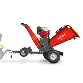 6 inch HONDA Gasoline Engine Powered 4 - Wheel Drum Wood Chipper with Taillight , B150