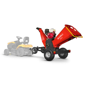 6 inch HONDA E-Start Gasoline Engine Powered 4 - Wheel Drum Wood Chipper with Taillight , B150