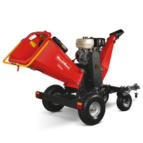 6 inch HONDA Gasoline Engine Powered 4 - Wheel Drum Wood Chipper with Taillight , B150