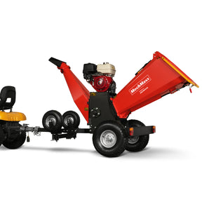 6 inch HONDA Gasoline Engine Powered 4 - Wheel Drum Wood Chipper with Taillight , B150