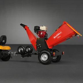 6 inch HONDA Gasoline Engine Powered 4 - Wheel Drum Wood Chipper with Taillight , B150