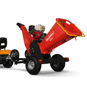 6 inch HONDA Gasoline Engine Powered 4 - Wheel Drum Wood Chipper with Taillight , B150