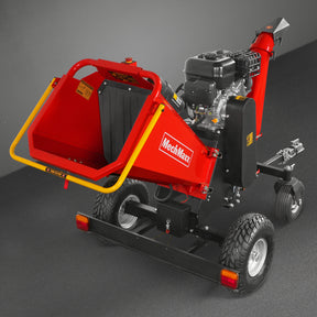 6 inch ZONSEN E-Start 459cc 15hp Gas Powered 4 - Wheel Drum Wood Chipper with Taillight , B150