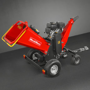 6 inch ZONSEN E-Start 459cc 15hp Gas Powered 4 - Wheel Drum Wood Chipper with Taillight , B150