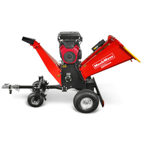 8 inch HONDA E-Start 688cc 22hp Gas Powered 4 - Wheel Drum Wood Chipper with Taillight , B200
