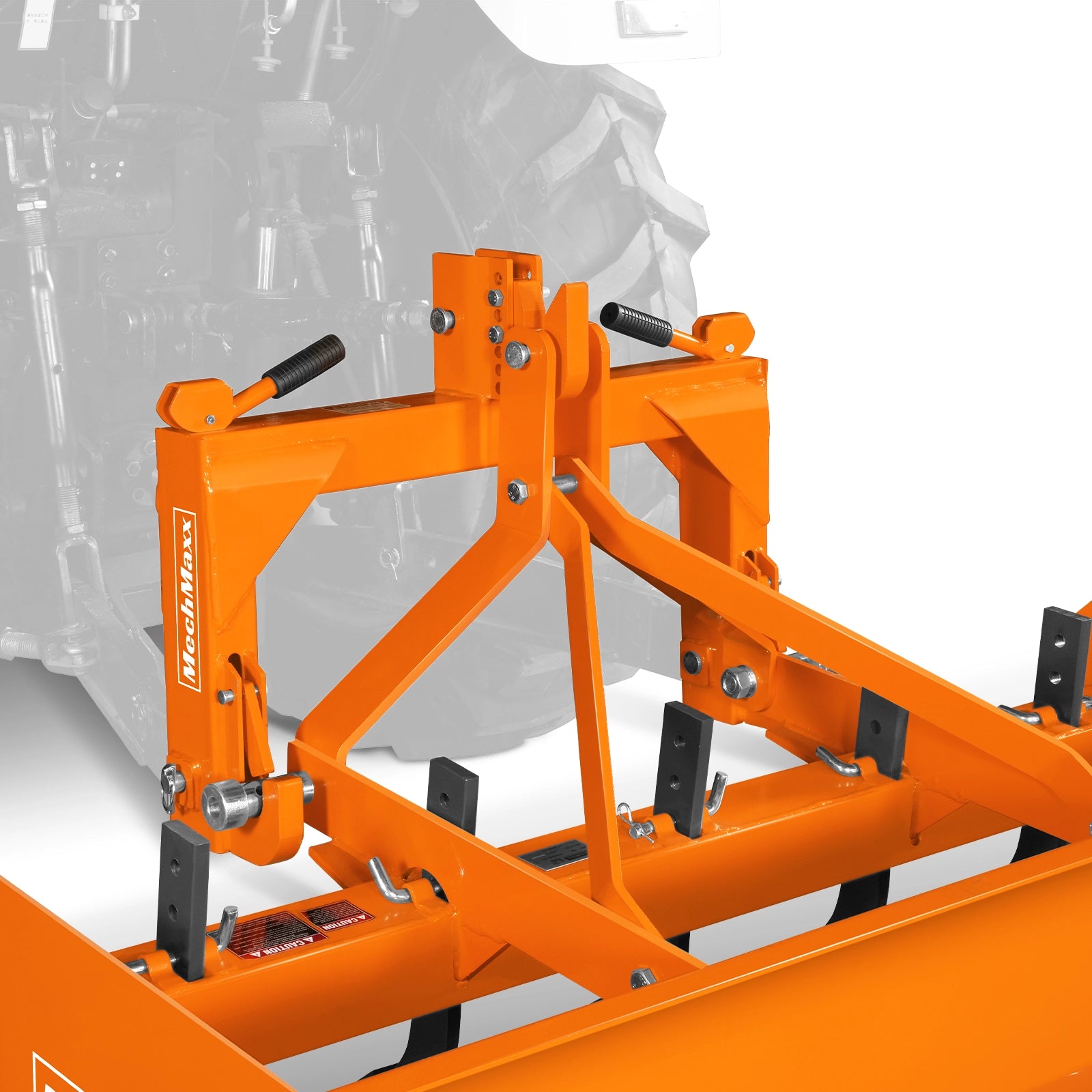 60" Box Blade Scraper with 5 Shanks 3 Point Hitch Tractor Attachment, BB60