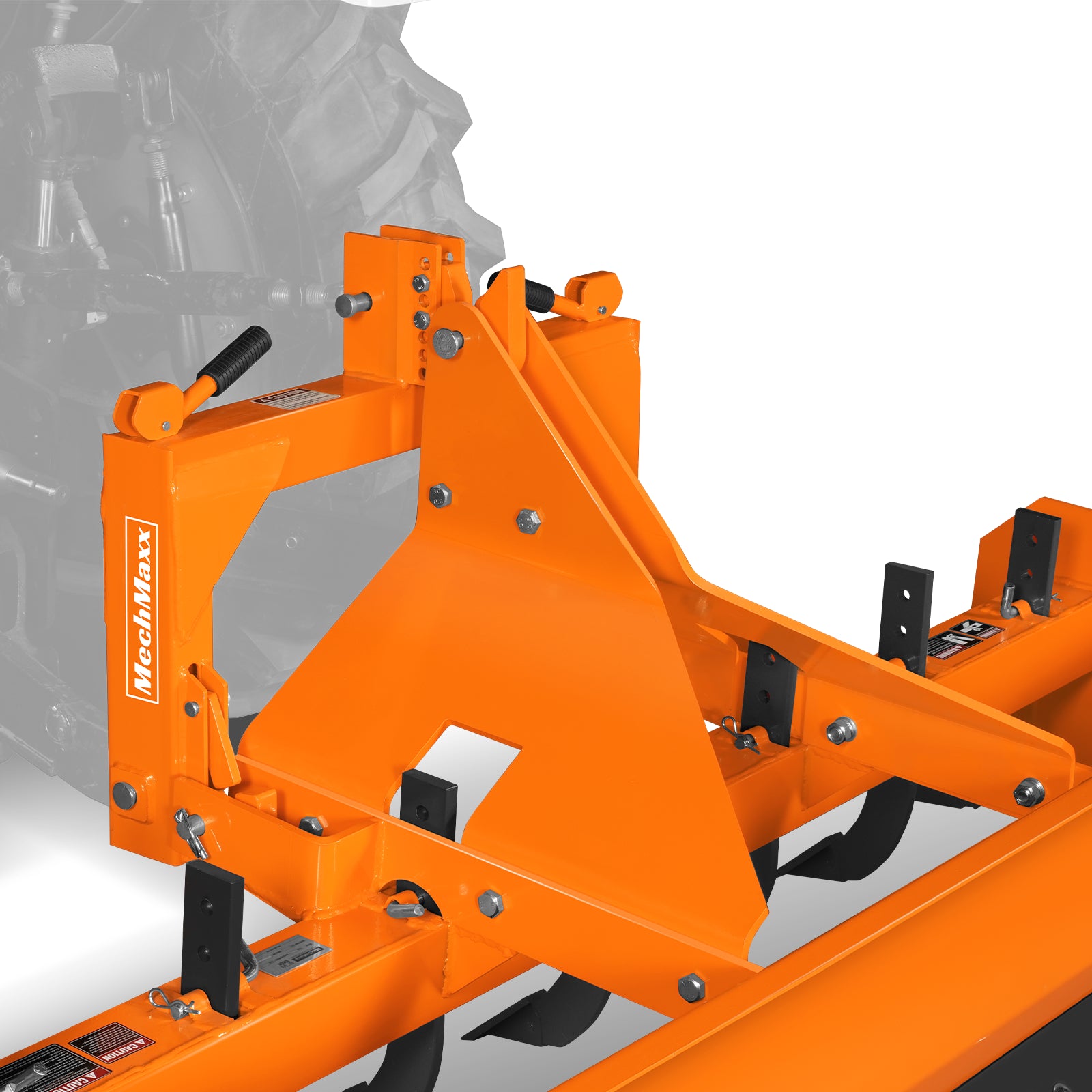 84" Box Blade Scraper with 7 Shanks 3 Point Hitch Tractor Attachment, BB84