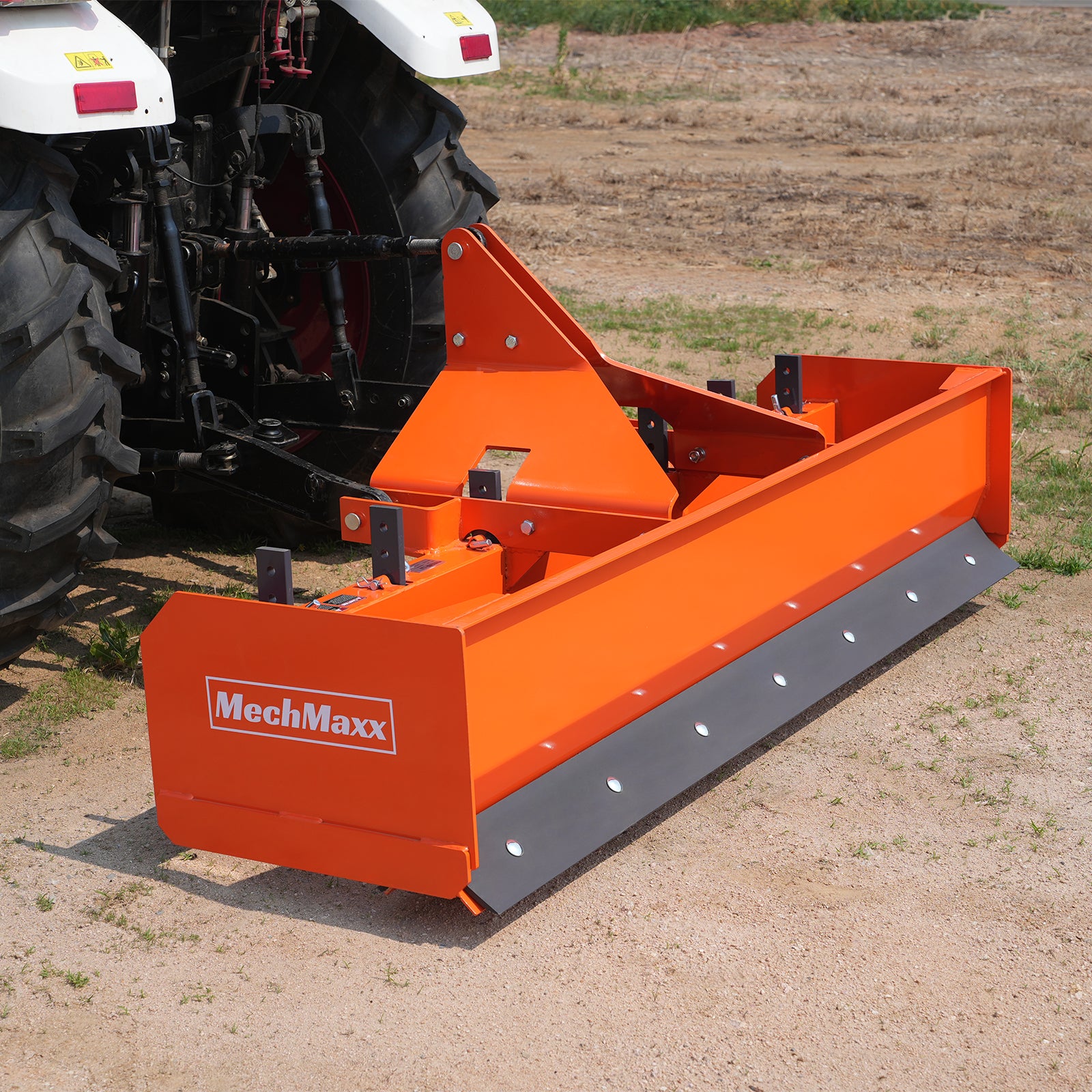 84" Box Blade Scraper with 7 Shanks 3 Point Hitch Tractor Attachment, BB84