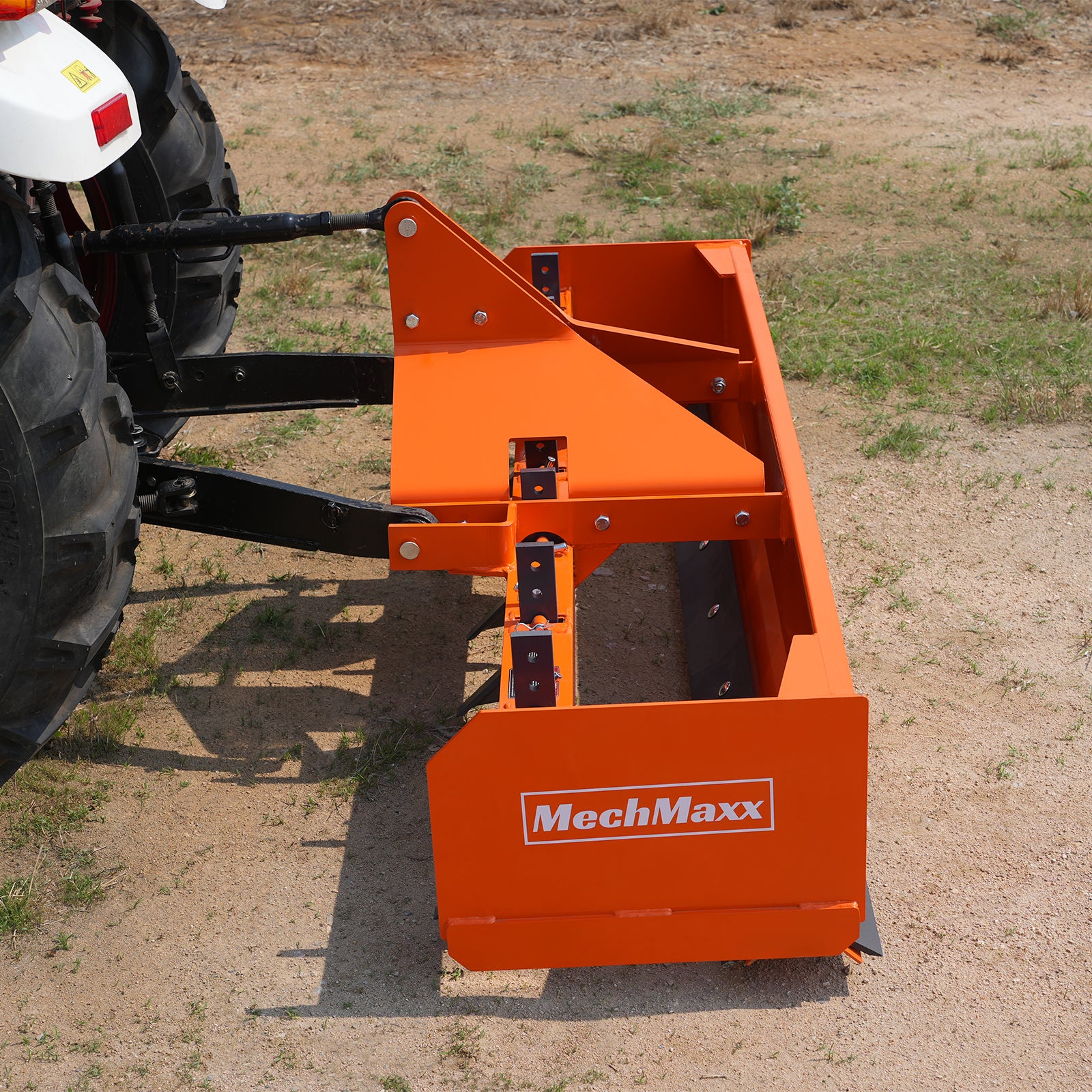 84" Box Blade Scraper with 7 Shanks 3 Point Hitch Tractor Attachment, BB84