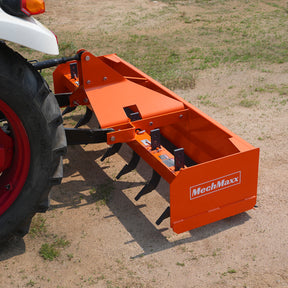 84" Box Blade Scraper with 7 Shanks 3 Point Hitch Tractor Attachment, BB84