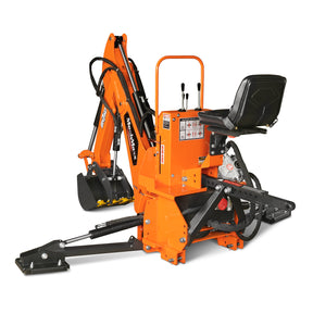 8' Tractor Backhoe Attachment with Hydraulic Thumb, 15" Bucket, Self-Contained Pump, BH760