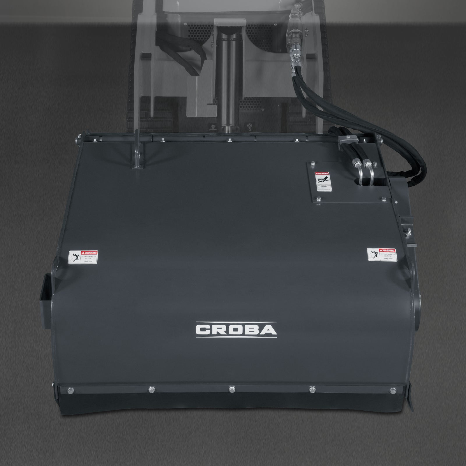 40'' Working Width Mini Skid Steer Box Broom Sweeper