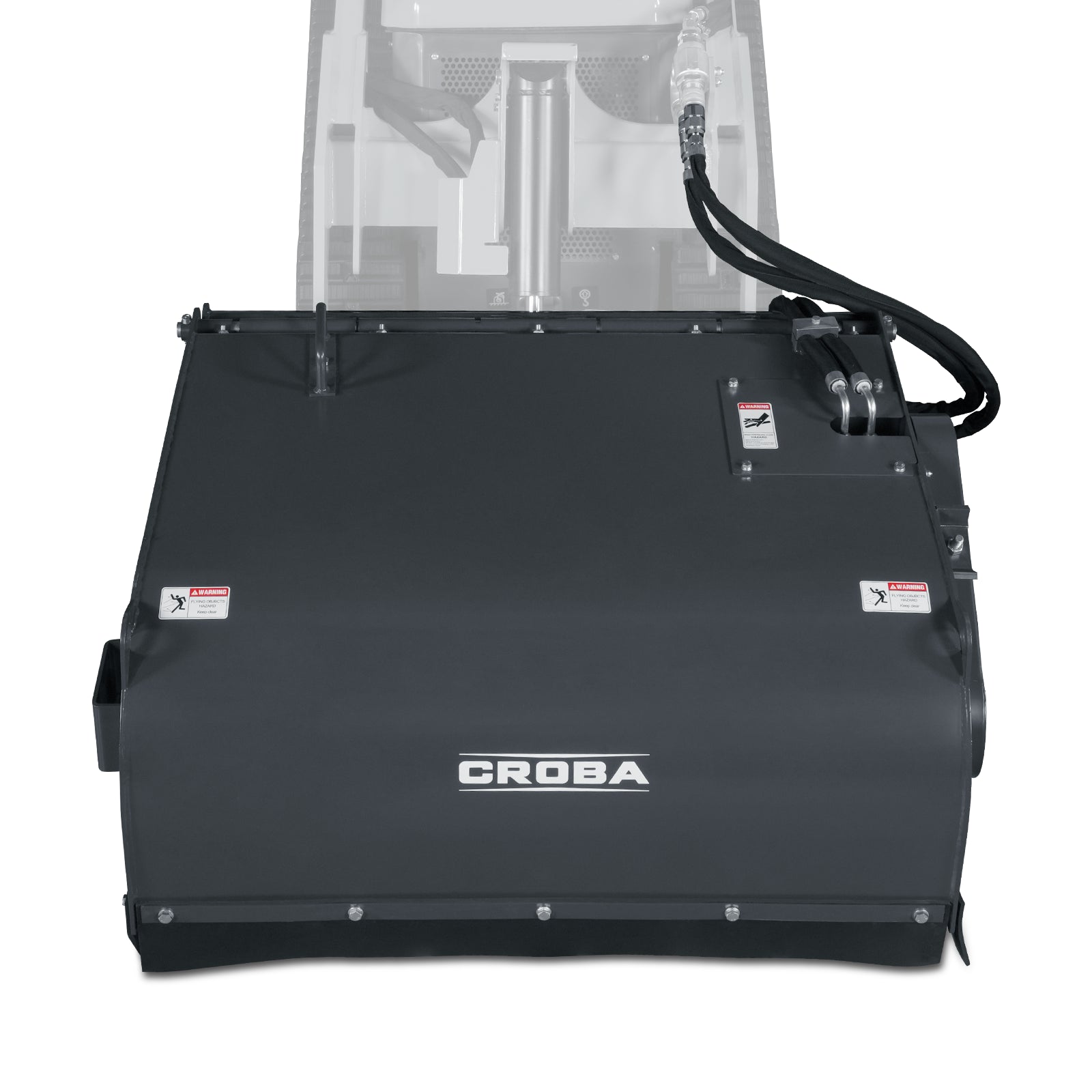 40'' Working Width Mini Skid Steer Box Broom Sweeper