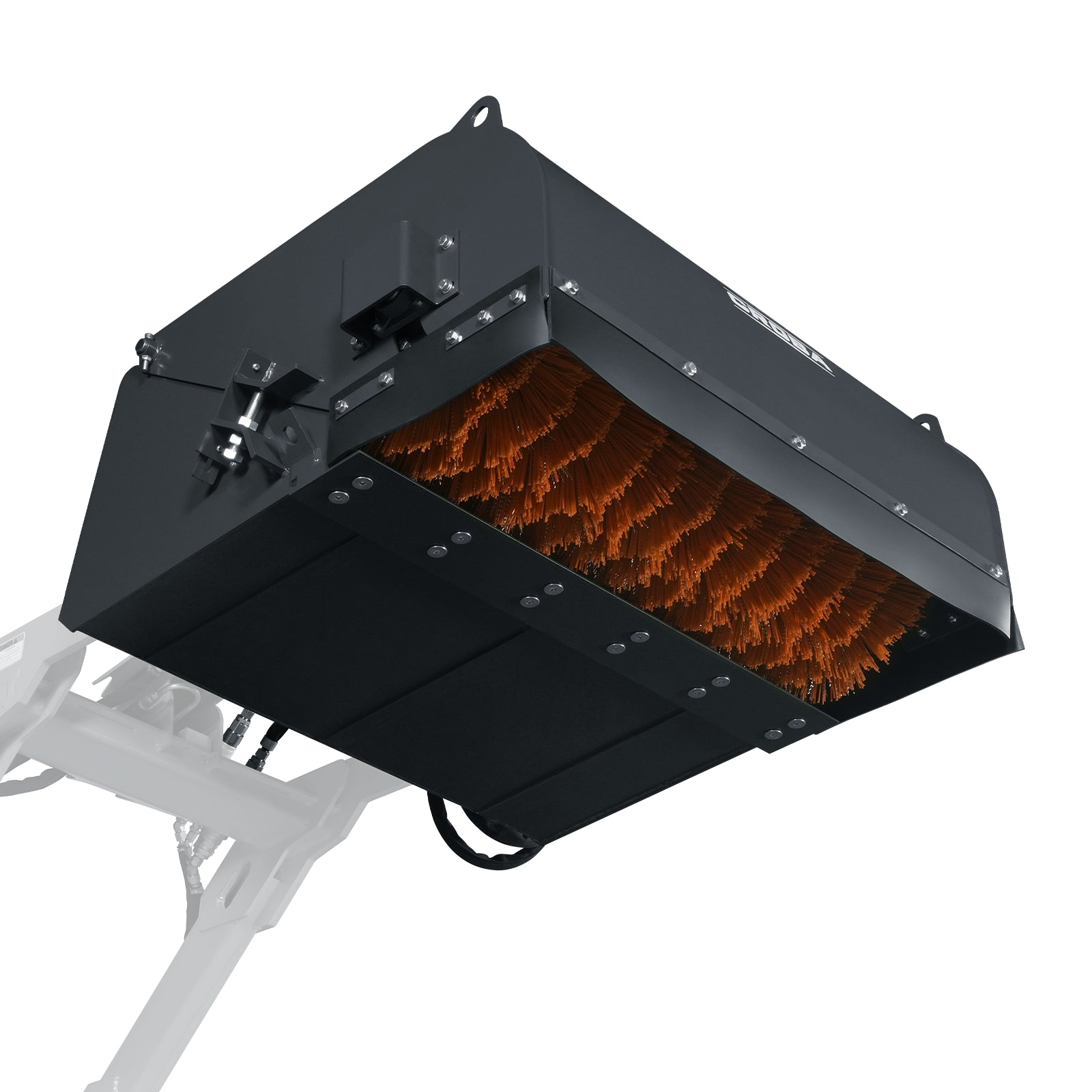 40'' Working Width Mini Skid Steer Box Broom Sweeper