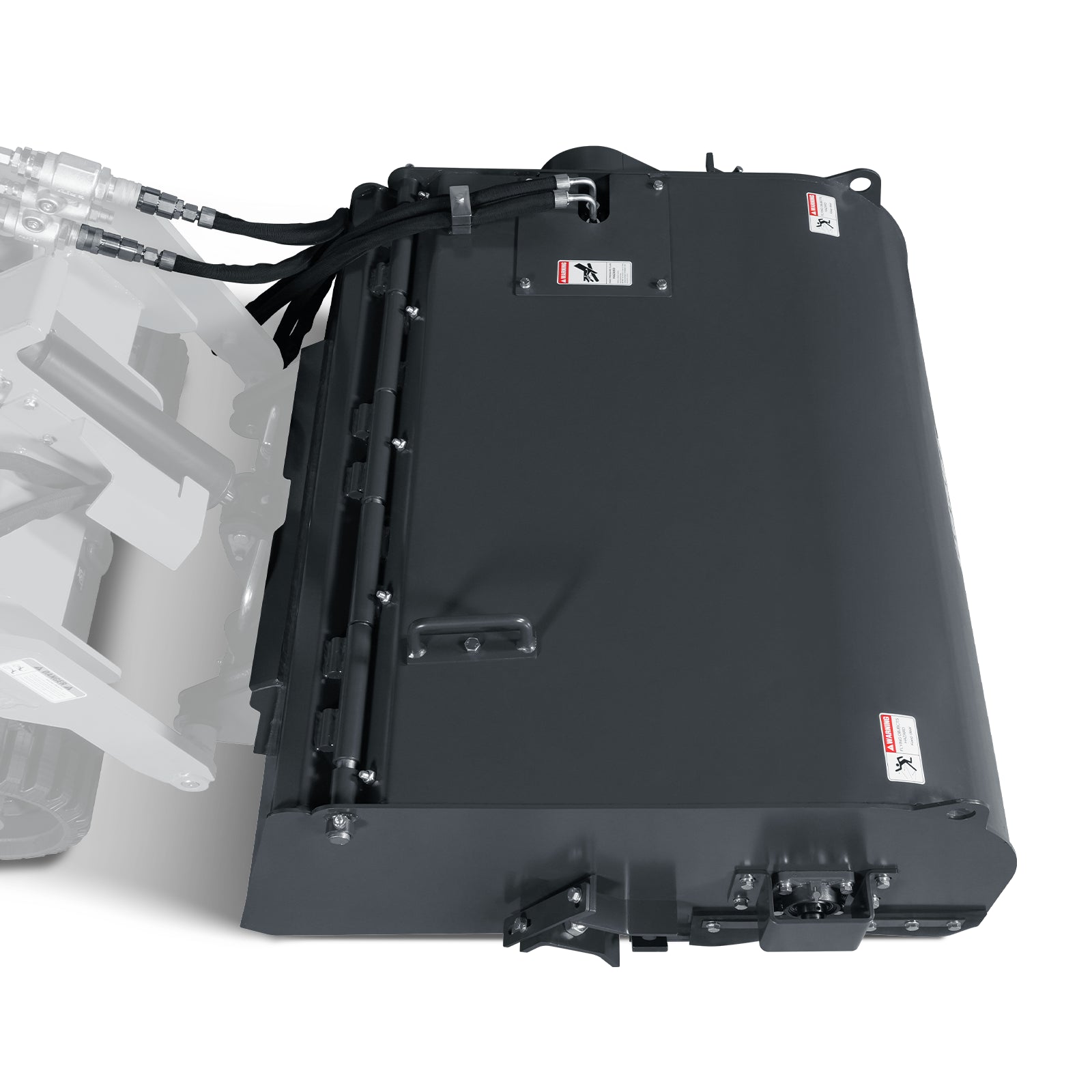 40'' Working Width Mini Skid Steer Box Broom Sweeper