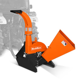3 Point PTO Wood Chipper Attachment For Tractors Up To 45HP (PTO Shaft Included), BX42S