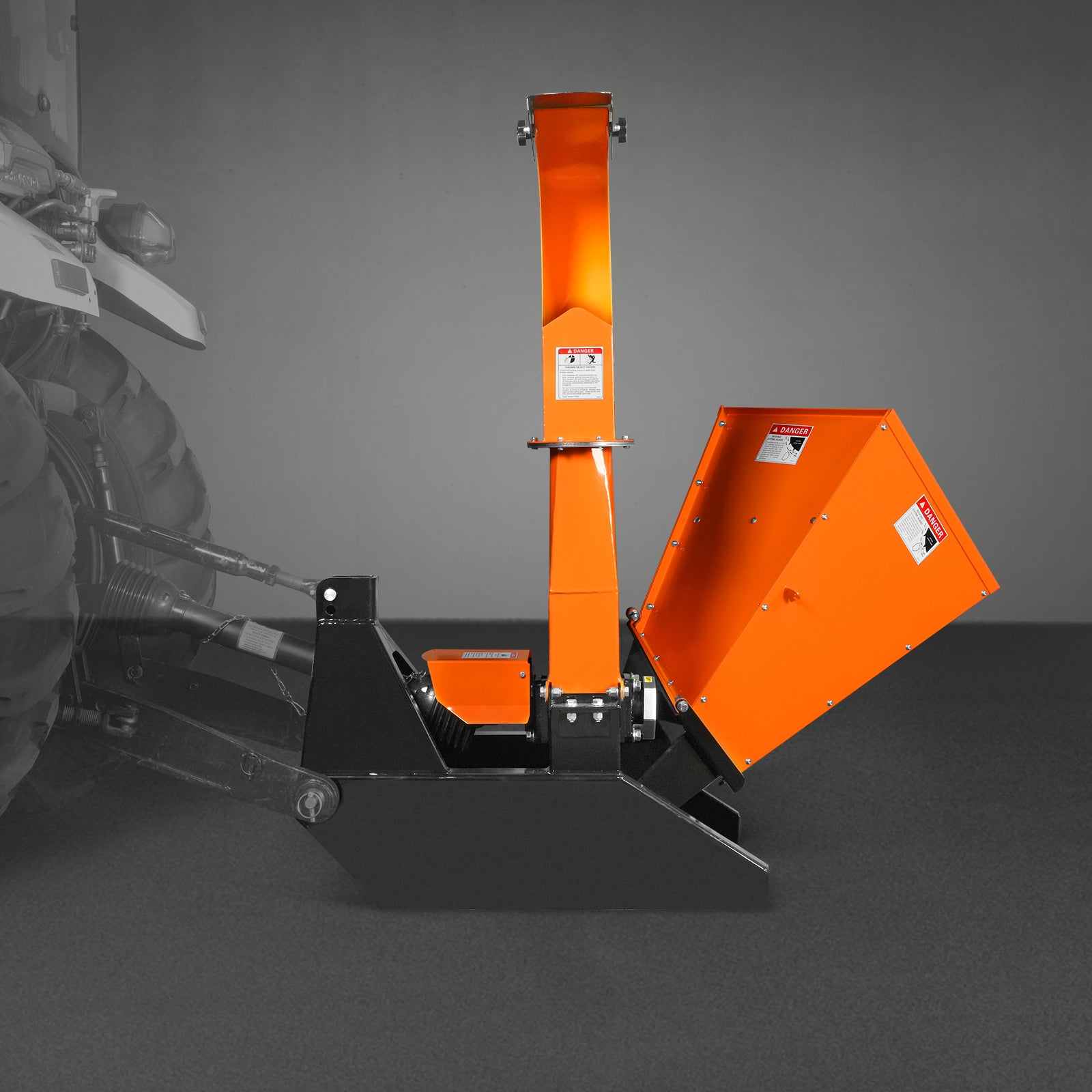 3 Point PTO Wood Chipper Attachment For Tractors Up To 45HP (PTO Shaft Included), BX42S