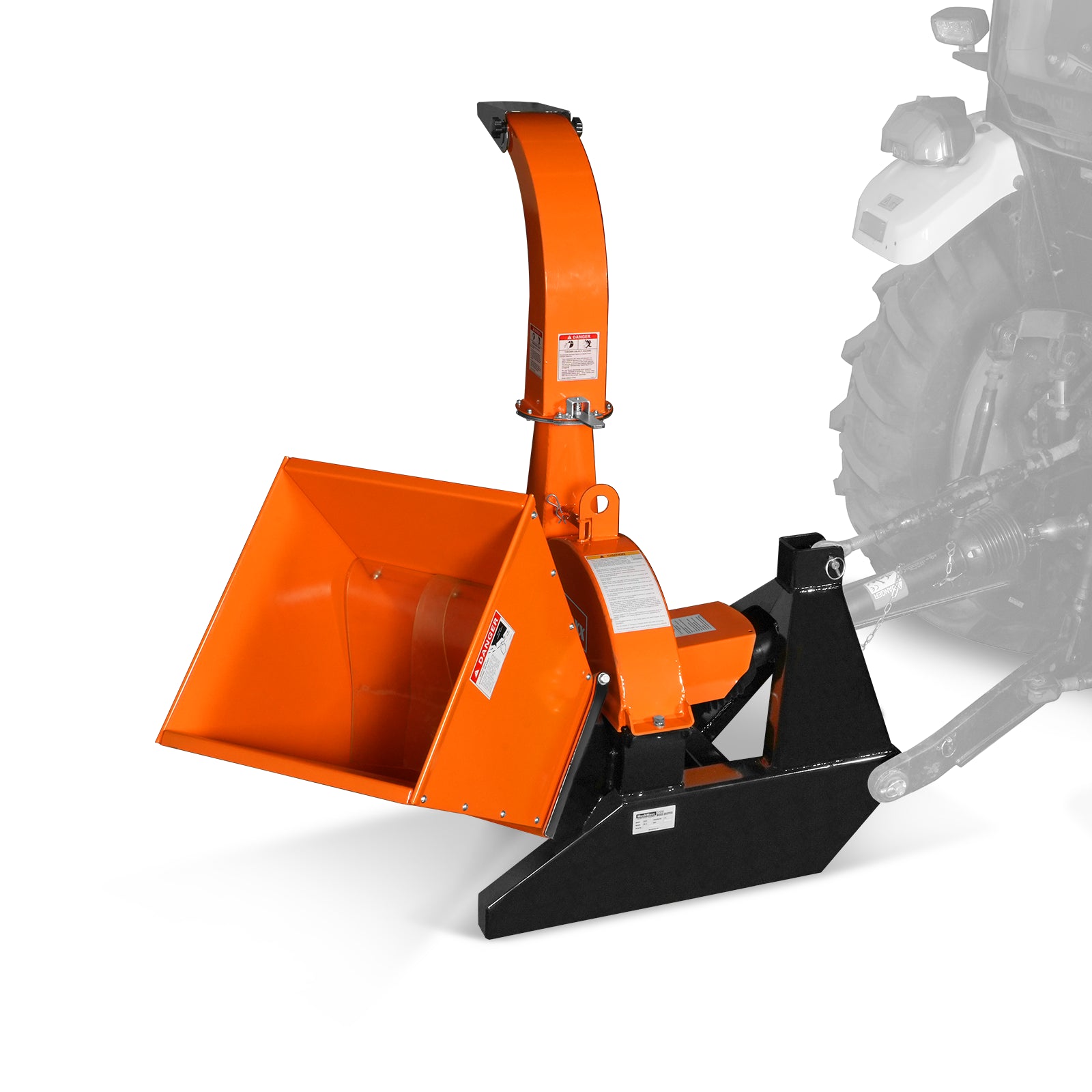 3 Point PTO Wood Chipper Attachment For Tractors Up To 45HP (PTO Shaft Included), BX42S