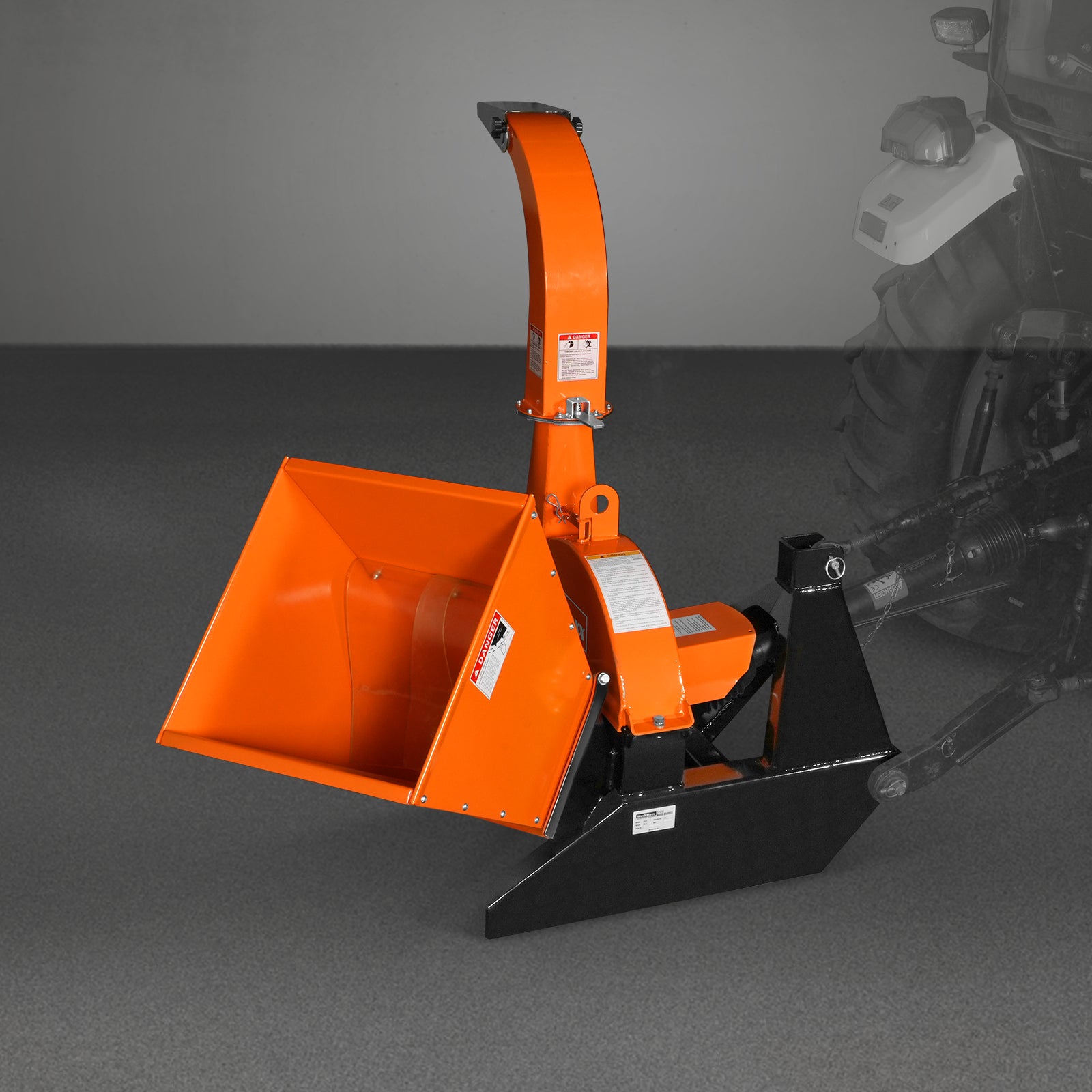 3 Point PTO Wood Chipper Attachment For Tractors Up To 45HP (PTO Shaft Included), BX42S