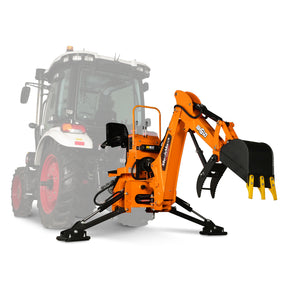 MechMaxx 7' Tractor Backhoe Attachment with Mechanical Thumb, BH660