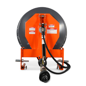 5 Cu-Ft 3-Point Hitch Cement Mixer, PTO Shaft Included, Category 1 & 2 Hookup