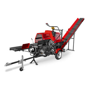 Firewood Log Splitter Processor Conveyor, 20ton Splitting Force 24" x 15" Log Capacity, 18" STIHL Chainsaw, HLS20