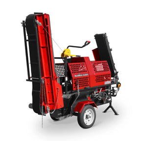 Firewood Log Splitter Processor Conveyor, 20ton Splitting Force 24" x 15" Log Capacity, 18" STIHL Chainsaw, HLS20