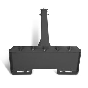 Adjustable Skid Steer Crane Jib Attachment, Manual Telescopic Manual Telescoping 6 FT - 10 FT, 5000 lbs Max Capacity, SSCJ50