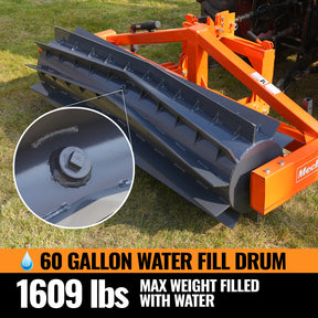 80" Crimper Roller 3 Point Hitch Tractor Attachment Agriculture Equipment,  CR82