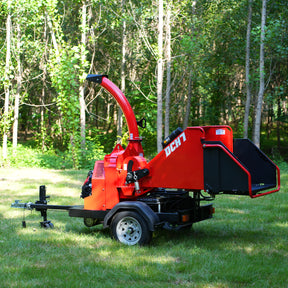 HONDA GX690 22HP 688cc Twin Cylinder Gasoline Engine Powered 7” Hydraulic Feeding Wood Chipper, DCH7