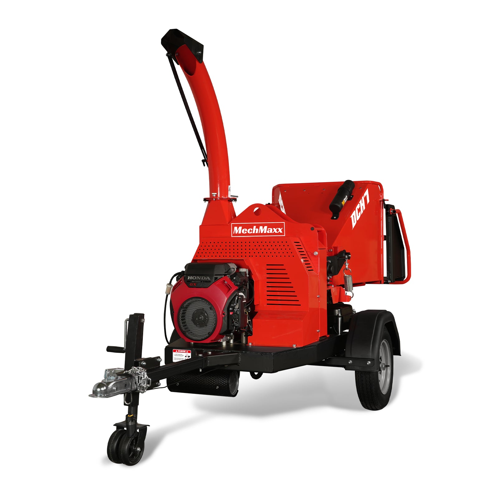 HONDA GX690 22hp 688cc Twin Cylinder Gasoline Engine Powered 7'' Hydraulic Feeding Wood Chipper, DCH7