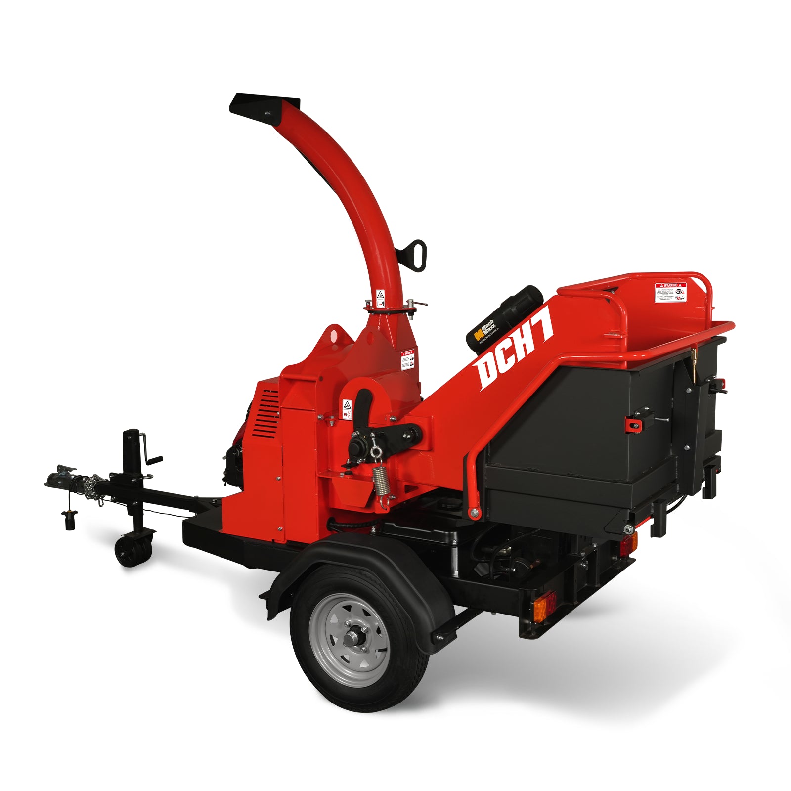 HONDA GX690 22hp 688cc Twin Cylinder Gasoline Engine Powered 7'' Hydraulic Feeding Wood Chipper, DCH7