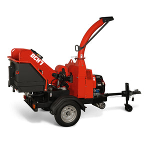 HONDA GX690 22hp 688cc Twin Cylinder Gasoline Engine Powered 7'' Hydraulic Feeding Wood Chipper, DCH7