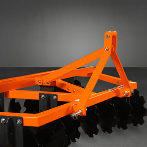 72" Tractor Notched Disc Harrow Disc Plow 3 Point Hitch