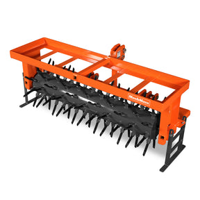 62" 3 Point Drum Filled Plug Aerator Fits Cat 1 And 2 Tractors, DLA60