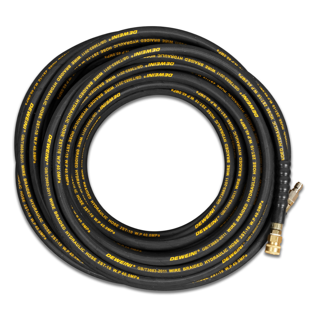 3/8" x 100' Hot Water High Pressure Hose (for SKU: 204002, 204003, 204004, 204006, 204007, 204008, 204010, 204011, 204012)