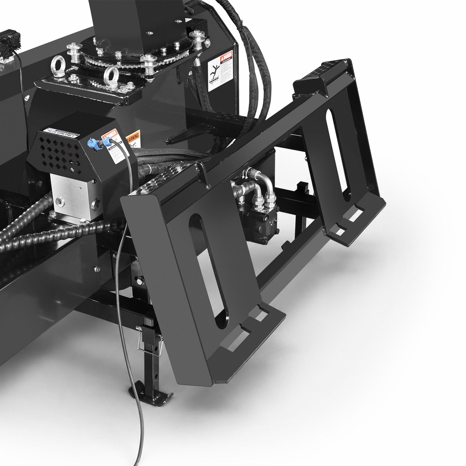 72" Hydraulic Skid Steer Snow Blower, 16–24 GPM, Hydraulic Chute Rotator & Deflector, 24" Impeller, SSB72H