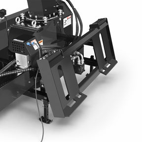 72" Hydraulic Skid Steer Snow Blower, 16–24 GPM, Hydraulic Chute Rotator & Deflector, 24" Impeller, SSB72H