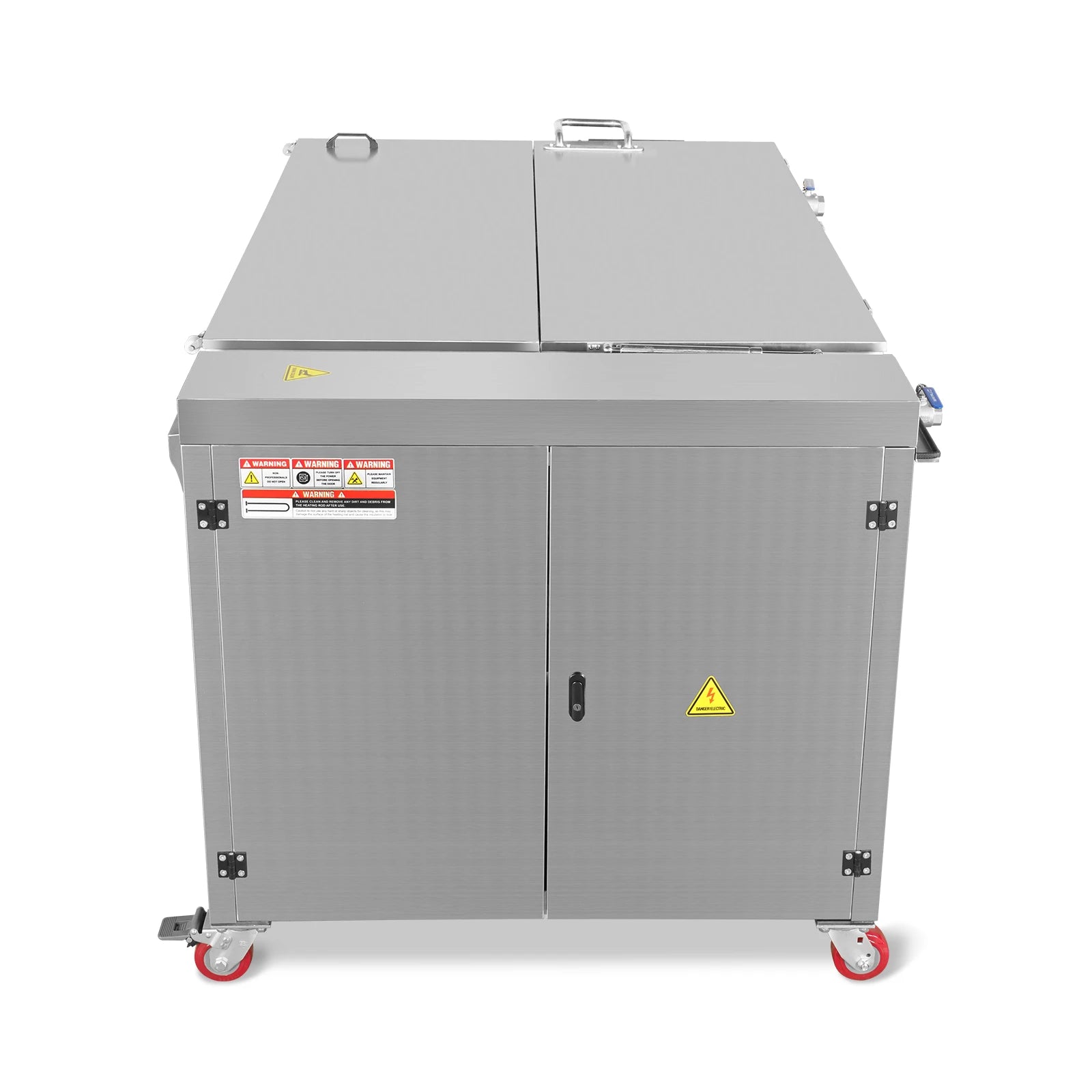 207 Gal / 785L Heavy Duty Industrial Ultrasonic Parts Washer, 28kHz 96 Transducers, SS304 Tank, 22kW Heater, 208–240V 3 Phase Power