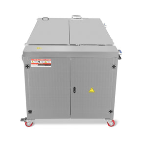 207 Gal / 785L Heavy Duty Industrial Ultrasonic Parts Washer, 28kHz 96 Transducers, SS304 Tank, 22kW Heater, 208–240V 3 Phase Power