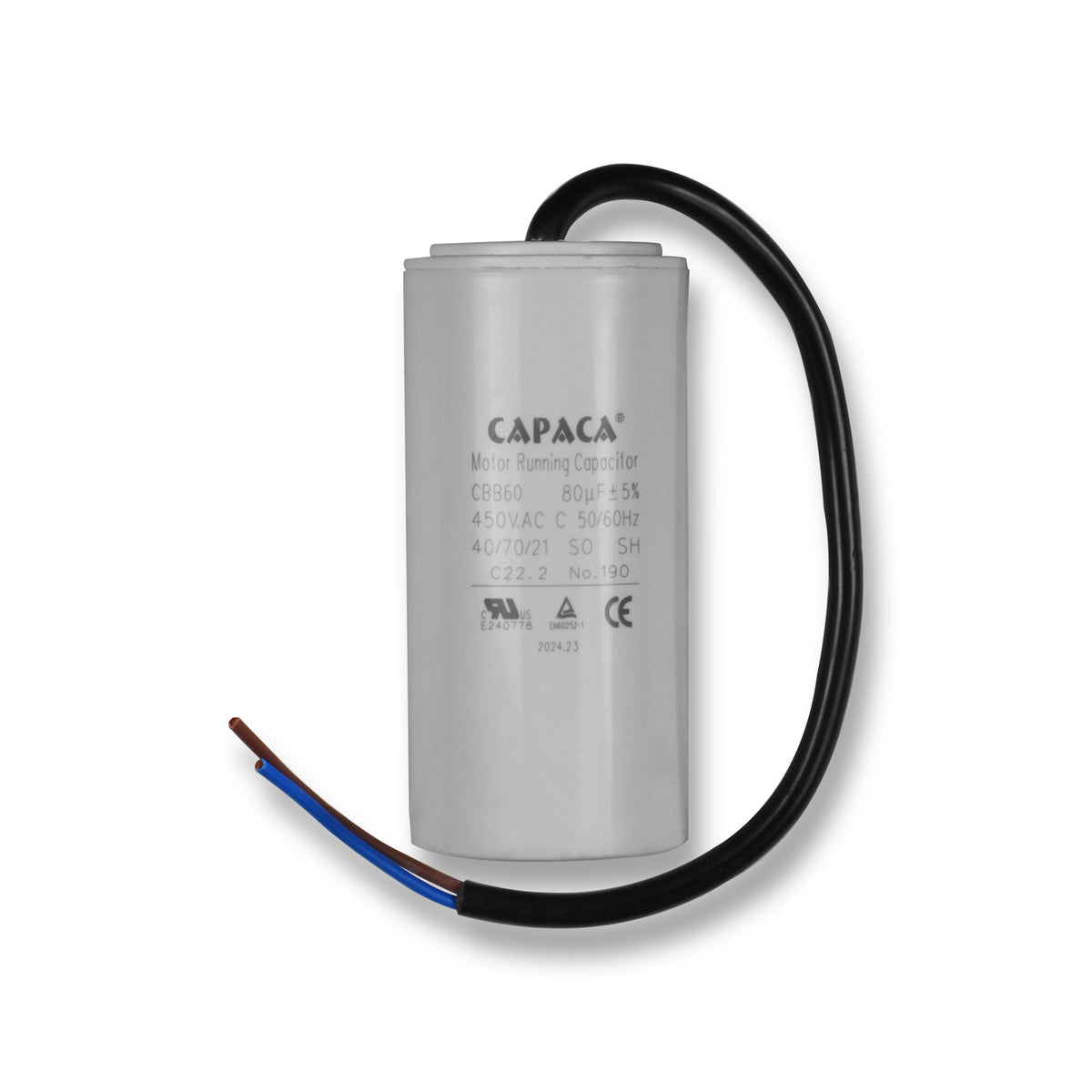 Run Capacitor for TC Tire Changer (for SKU: 200001, 200002, 200027, 200005, 200006, 200028)