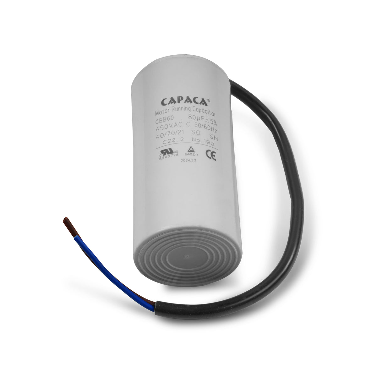 Run Capacitor for TC Tire Changer (for SKU: 200001, 200002, 200027, 200005, 200006, 200028)