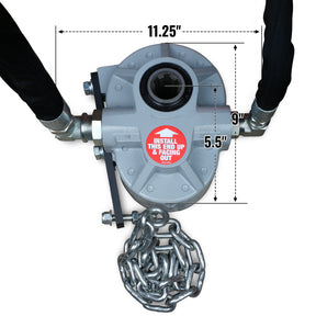 7' Tractor Backhoe Attachment with Mechanical Thumb, 12" Bucket, Self-Contained Pump, for 15-50 HP, Cat. 1 Tractor, BH660