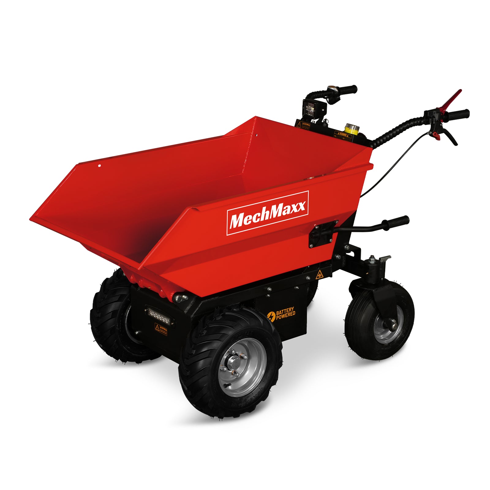 MechMaxx 1100Lbs Loading Battery Powered Barrow Electric Mini Dumper for Sale,1000W 48V Brushless DC  Motor , E50