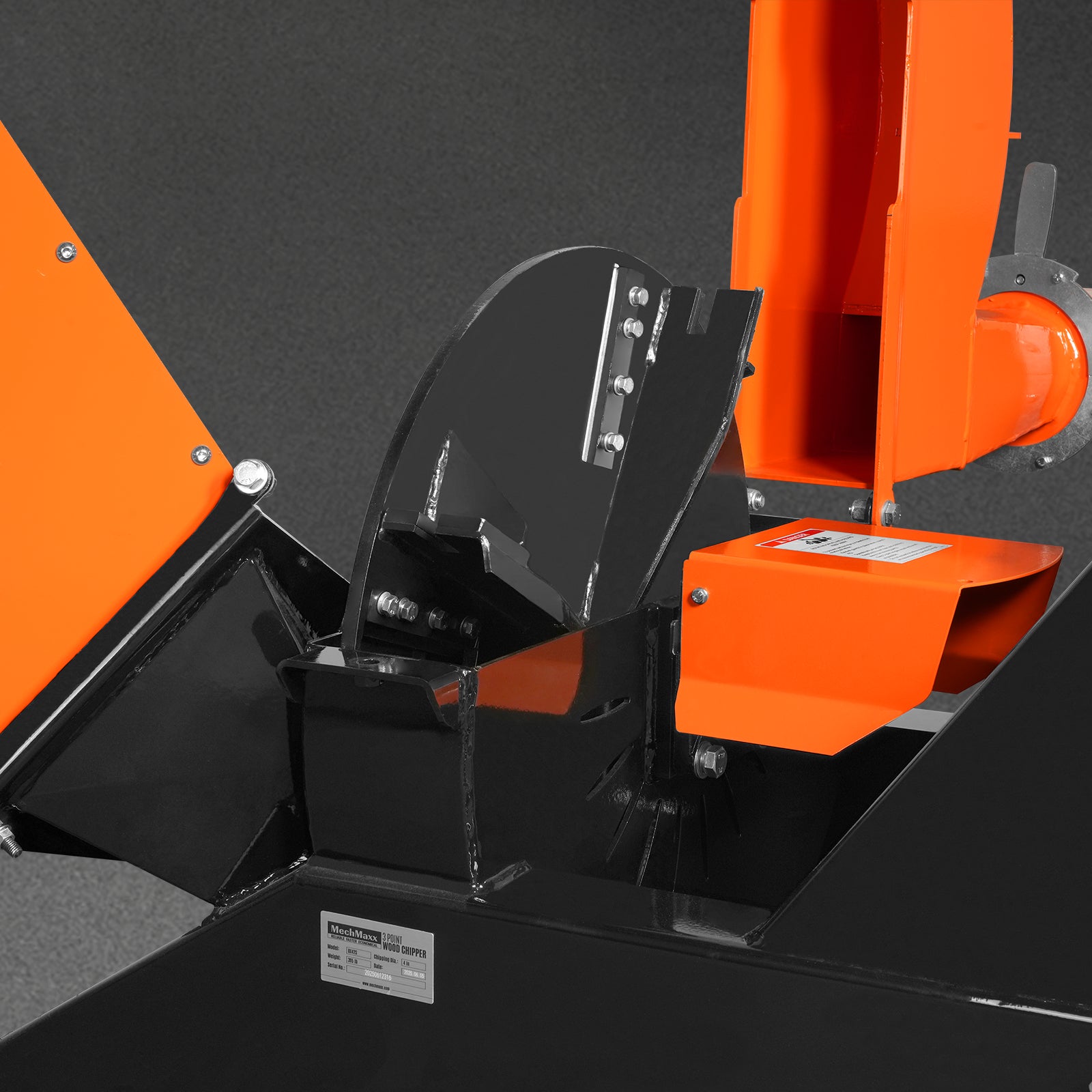 3 Point Wood Chipper Attachment For Tractors Up To 45HP (PTO Shaft Included), BX42S