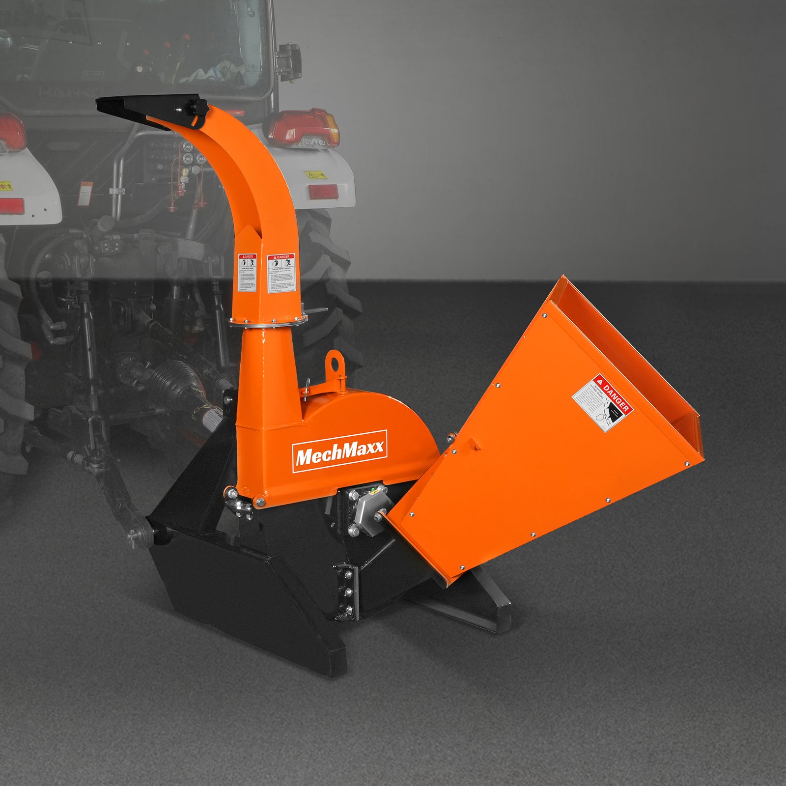 3 Point Wood Chipper Attachment For Tractors Up To 45HP (PTO Shaft Included), BX42S