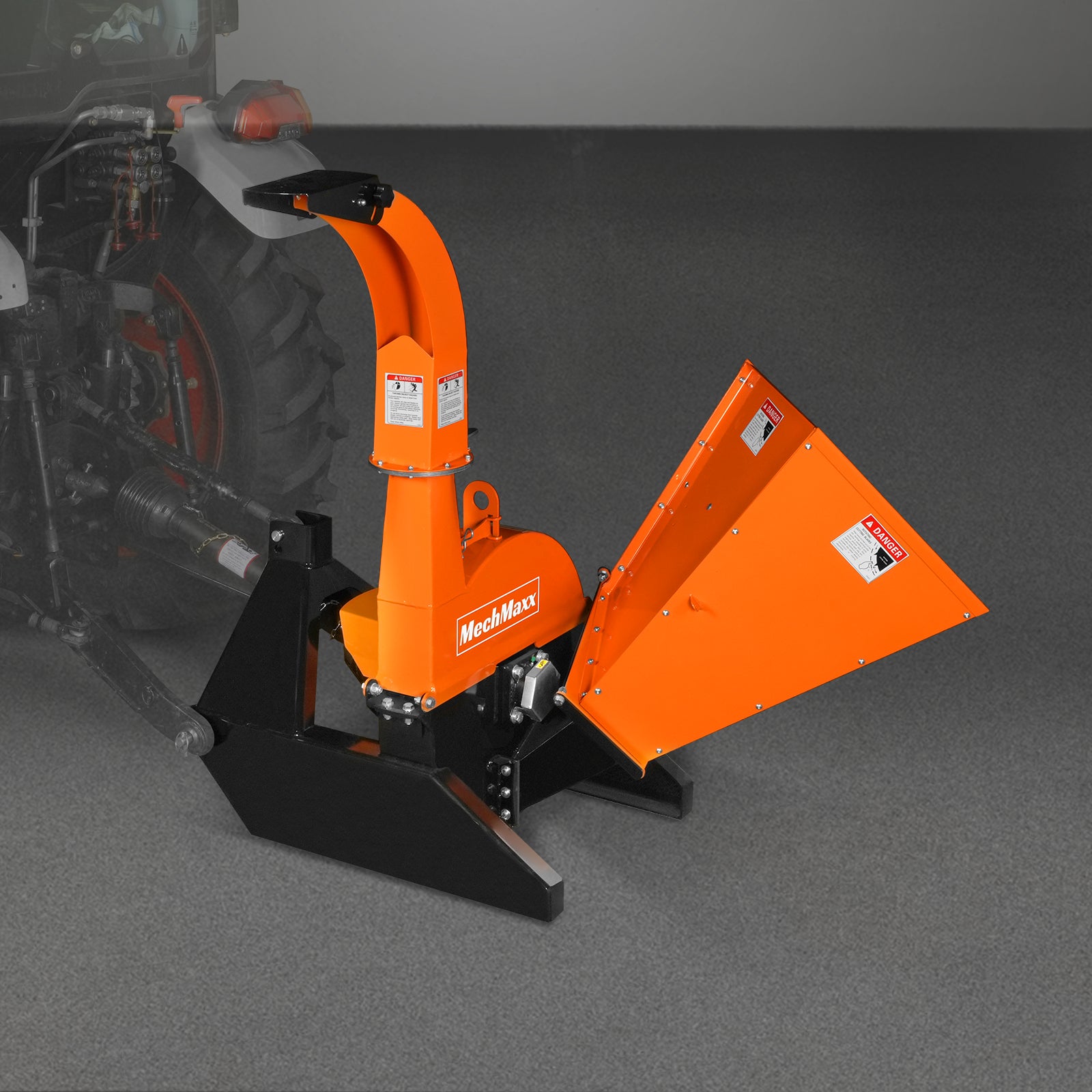 3 Point Wood Chipper Attachment For Tractors Up To 45HP (PTO Shaft Included), BX42S